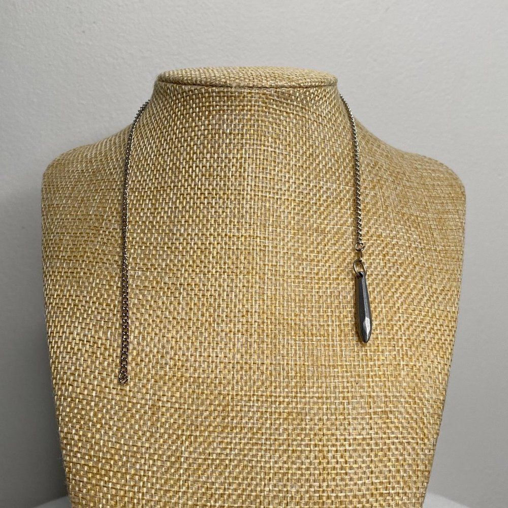 VINTAGE Small Silver Bullet Chain